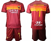 2020-21 Roma 7 PELLEGRINI Home Soccer Jersey,baseball caps,new era cap wholesale,wholesale hats